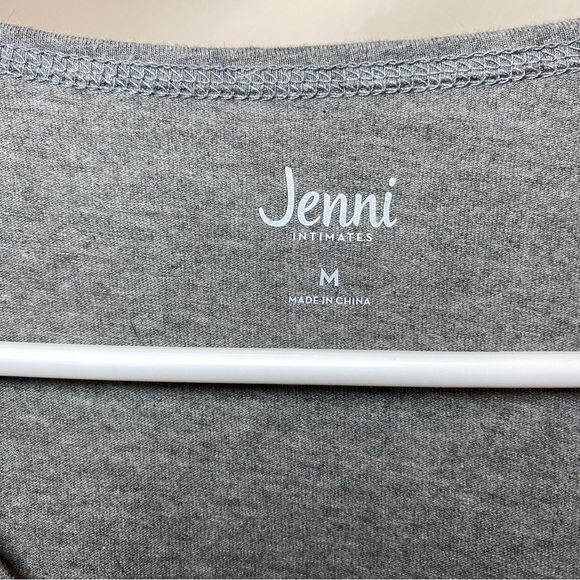 Jenni Intimates | Not Today Christmas Cat Rudolph Print Sleep Shirt Gray Medium - Picture 2 of 9